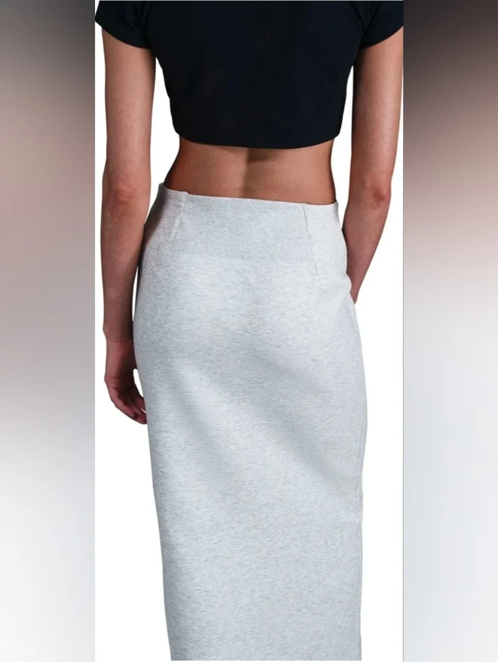 Nike Sportswear Tech Fleece Slim Maxi Women Skirt Gray Large